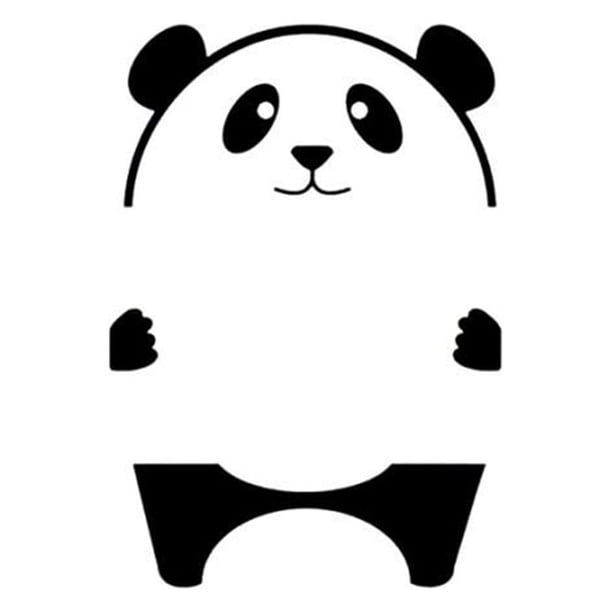 Yuarrent Pegatinas de pared con interruptor de Panda, póster, calcomanías, papel tapiz, decoración para sala de estar, azulejo de cocina Decoración del hogar