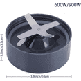 thumbnail image 2 of Replacement Extractor Blade, Stainless Steel Blade Base Juicer Accessories Section Fits 900W Blender, 2 of 5