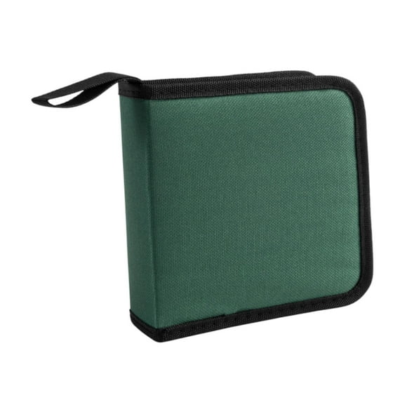 Estuche de almacenamiento para CD y DVD CUTICAT 40 Discos Compacto Portátil Verde