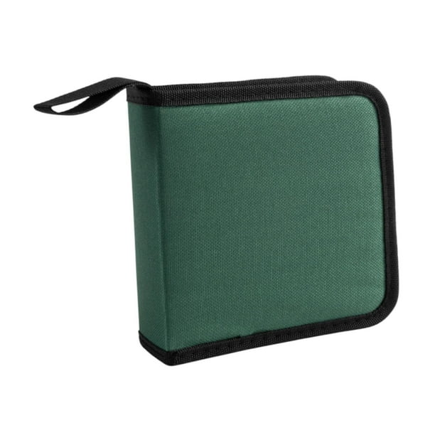 Estuche de almacenamiento para CD y DVD Hugo Verde 40