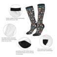 thumbnail image 3 of Xecao Coffee Lover Print Print Compression Socks for Both Men And Women for Running, Travel, Flight, Nurse, 3 of 6
