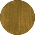 thumbnail image 1 of Ahgly Company Indoor Round Abstract Orange Contemporary Area Rugs, 3' Round, 1 of 1