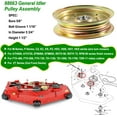 thumbnail image 3 of 88663 General Idler Pulley Assembly Replacement Parts Kit Fit for Bush Hog Finish Mowers and Zero Turn Mowers and Rotary Cutters, 3 of 8