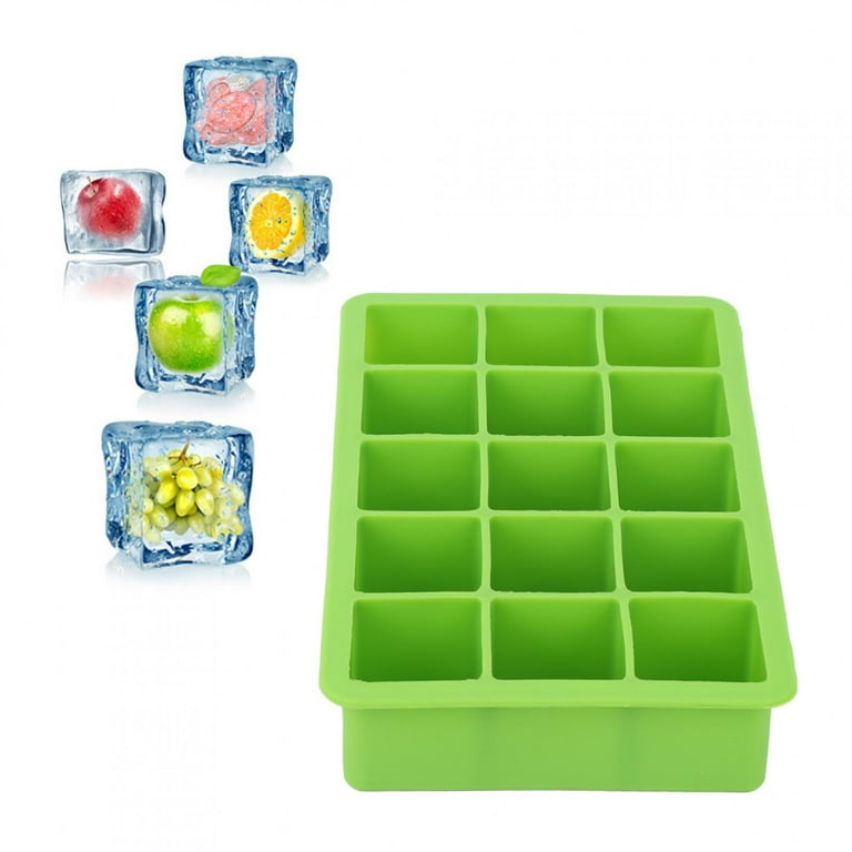 Dioche Ice Trays, Single Rope Handle Design Ice Cubes Mold, For