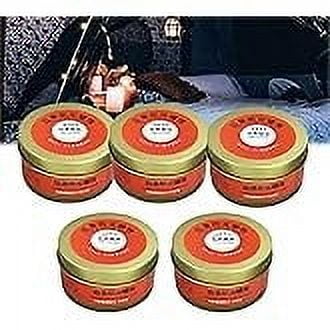Plertrvy Emergency Candles 5-Pack 15 Hour Each, Long Burning Disaster Candles for Home, Camping, Power Outage, Odorless, Windproof Tin