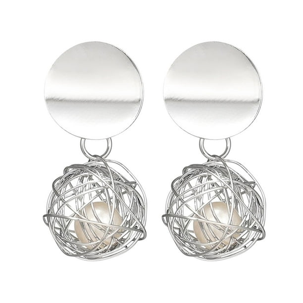 Pendientes creativos de perlas, pendientes de lentejuelas metálicas con borlas, pendientes de joyería preciosa para fiestas de graduación y relojes inteligentes.