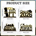 thumbnail image 3 of 2026 Grad Centerpieces, Black Gold Table Decor, Class Of 2026 Centerpiece, Tabletop Grad Decor, Graduation Party Table Accents, 2026 Graduation Centerpiece, Grad Ceremony Props, 3 of 4