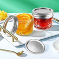 thumbnail image 3 of 2 Pcs Pots à Gelée avec Couvercles Pots en Verre pour Bonbons Jus de Fruits et Sauces, 3 of 7