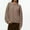 Khaki, variant on FDGIU Women's Oversized Knit Sweater 2025 - Chunky Solid Color Crew Neck Pullover, Warm Winter Fall Top, Cozy Casual Loose Fit
