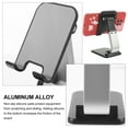 thumbnail image 2 of Goxisy Adjustable Cell Phone Stand Holder for Desk, Aluminum Alloy and Mobile and Tablet Support, 2 of 6