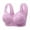 Purple, variant on Jkety Push Up Bras for Women Women's Underwire Shaping Bra, Comfort Front-close Bra Light Yellow,XL