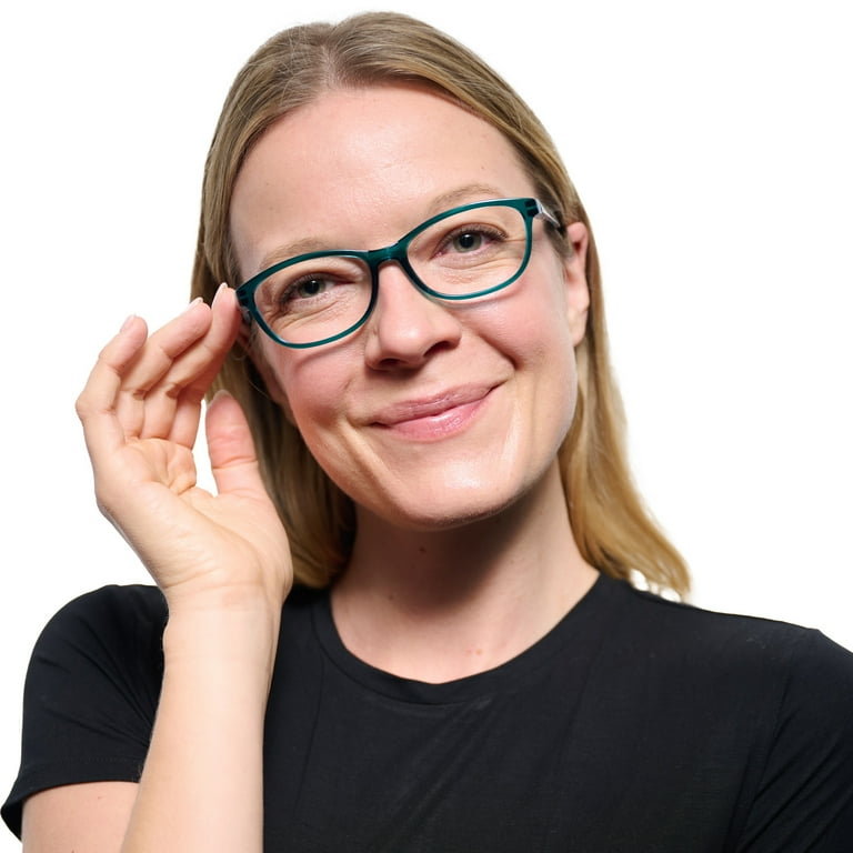 Equate Women's Lily Rectangle Reading Glasses with Case