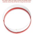 thumbnail image 3 of Large Round Cookie Cutter 5", Biscuit Cutter, Circle Cookie Cutter for Baking, Small Cake Cutter, Dough Cutter, Coated with Soft PVC for Protection, 3 of 6
