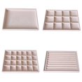 thumbnail image 1 of Bandeja de joyería de terciopelo Yuyangstore 4x Soporte de Caja de Almacenamiento de Colgantes de Collar de Joyería Desmontable, 1 of 8