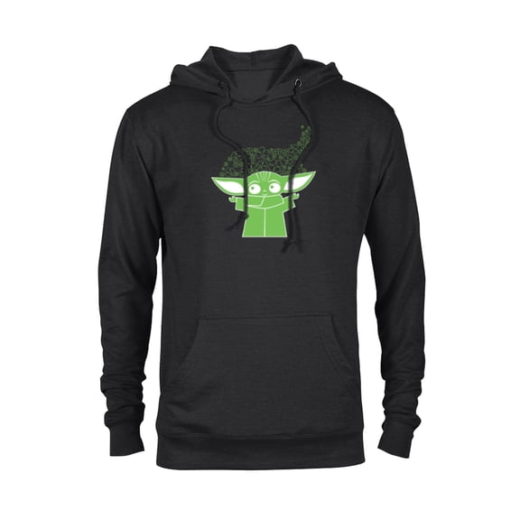 Star Wars The Mandalorian The Child St. Patrick's Day - Pullover Hoodie for Adults - Customized-Black
