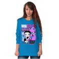 thumbnail image 4 of Kanji Betty Boop Beauty and Brains Women's Long Sleeve T Shirt Brisco Brands 2X, 4 of 6