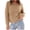 Khaki, variant on Fashion Cardigan Crop Cardigan Women Winter Solid Color Button Casual Long Sleeve Long Sweater Coat Cardigan Blouse Tops Sweater Beige