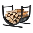 thumbnail image 1 of Patiojoy Étagère à Bois en Forme de U de 17 Pouces Étagère à Bûches en Fer Robuste avec Base Stable pour Empileur de Bois Intérieur&Extérieur Organisateur de Rangement, 1 of 9