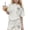 White, variant on CYRBOKO Girls Summer Outfit Sets, Short Sleeve Casual Elastic Waist Pull-on T-Shirts and Shorts Hot Pink Size 7-8 T