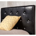 thumbnail image 5 of Furniture of America Kylen Faux Leather Twin Headboard in Black, 5 of 6