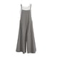 thumbnail image 4 of Pantalones con peto oversize para mujer, pantalones con peto, monos, jumpsuit, rompers: diseño con tirantes de verano, poliéster y spandex, colores lisos, tallas S-XXL, ropa para fiestas/playa., 4 of 4