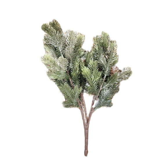 Christmas Pinecone  Glitter Decorative Spray 16"