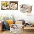 thumbnail image 1 of Versatile Home Textile Storage For Laundry Clothes Organization Stylish Hollow Design Laundry For Bedroom Bathroom Kitchen With Functional PP Material, 1 of 8