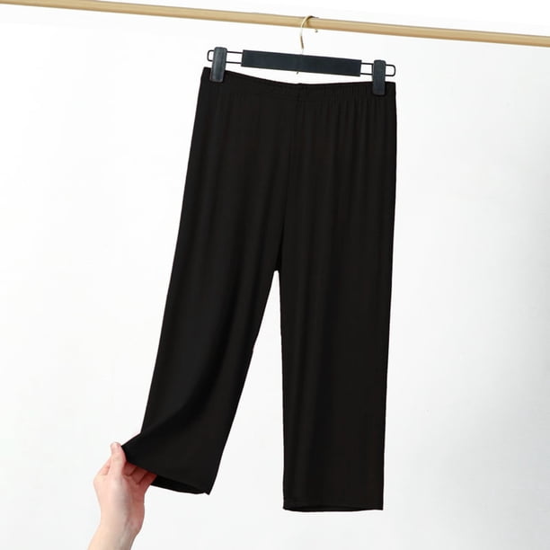 WILLBEST Pantalones Casuales elegantes para Mujer, Capris Cargo de Cintura Alta con Cordón Ajustable para Un Uso Diario Cómodo con Bolsillos Versátiles y Diseño Elástico. XXXXL