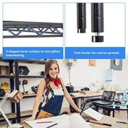 Meet perfect Adjustable 5-Shelf Shelving Unit Storage Rack Wire Shelving, Heavy Duty Freestanding Ventilated Metal Wire Rack Multipurpose Shelves Display Rack - 72" H x 36" L x 14"