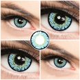 thumbnail image 1 of Lentillas graduadas de 5 tonos para Cosplay, lentes de contacto de Anime para ojos de Halloween, uso anual, 14,2mm, OVOLOOK-1 pares, 1 of 4