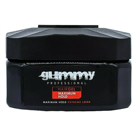 Gummy Hair Gel Maximum Hold Extreme Look 7.44 Ounce (Pack of 2)