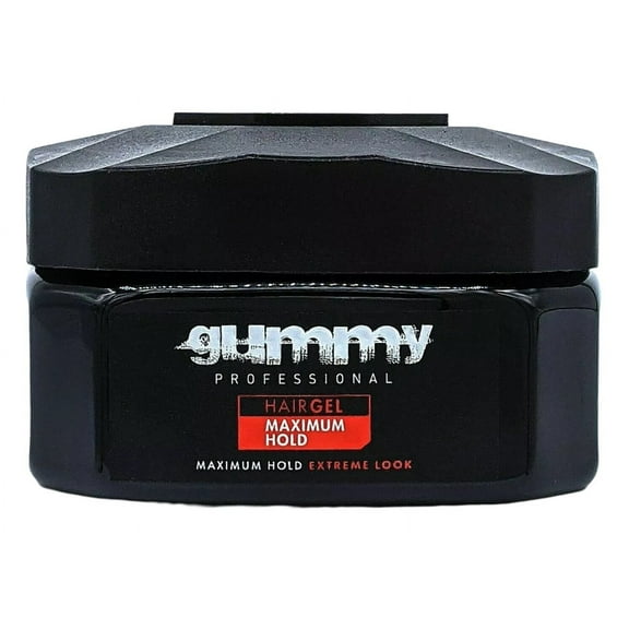 Gummy Hair Gel Maximum Hold Extreme Look 7.44 Ounce (Pack of 2)