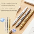 thumbnail image 2 of Leeye Gold Acrylic Glass Exquisite Art Marker Pen Tip and Suitable for Adults Adolescents in Rock 1ml Drawing DIY Craft, 2 of 6