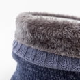 thumbnail image 4 of Bufanda cálida de invierno para hombres y mujeres, que combina con todo, además de bufanda de terciopelo, cuello de punto engrosado de lana degradada, 4 of 6