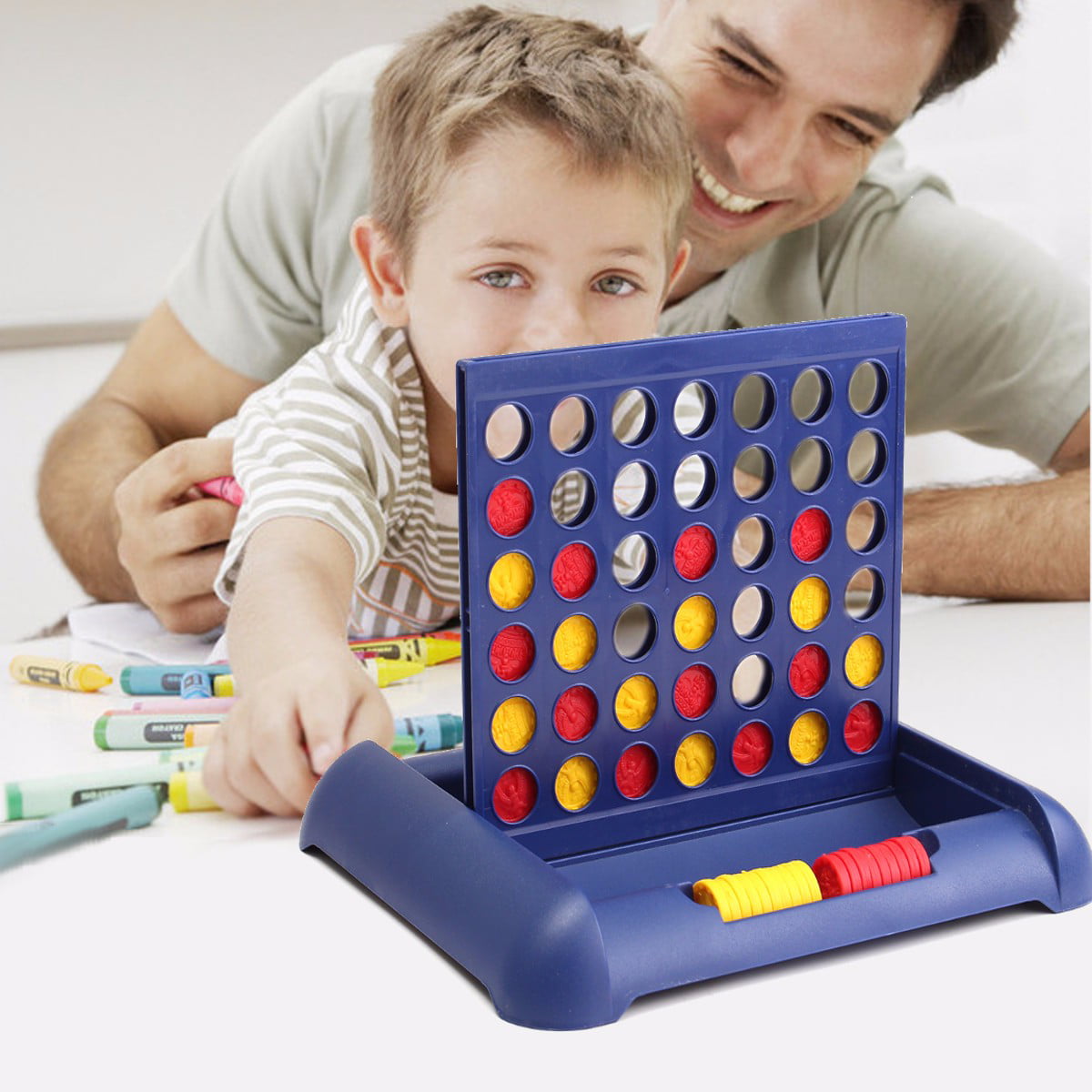 4 IN A ROW BOARD GAME FAMILY CONNECT FOUR FUN CHILDREN KIDS PARTY GAME 