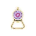 thumbnail image 1 of Number Around Pi Art Deco  Fashion Beer Bottle Cap Opener Stainless Steel Key Chain, 1 of 3