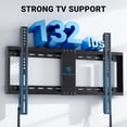 thumbnail image 2 of Soporte de pared para TV PERLESMITH, fijo, pantalla plana de 32 a 82 pulgadas, 2 of 7