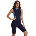 thumbnail image 3 of Traje de buceo para mujer, chaleco sin mangas de una pieza, traje de surf, protector solar, traje de baño, 3 of 6