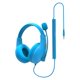 thumbnail image 1 of Auriculares para estudiantes con micrófono, con cable, de diadema, cómodos y ajustables, ideales para la escuela. A566E Azul, 1 of 9