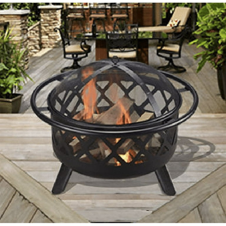 Endless Summer WAD1010SP Black Finish Wood Burning Outdoor Fire Pit Endless Summer WAD1010SP Black Finish Wood Burning Outdoor Fire Pit