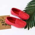 thumbnail image 5 of BLTIBY Toddler Baby Boys Girls Flat Shoes Non Skid Candy-Colored Slipper Sneaker Moccasins Infant Cute Comfy Solid Shoe Red 10-10.5Years, 5 of 8