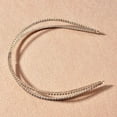 thumbnail image 4 of Nvzi Horquillas para el pelo de boda con flores para novias, peinetas con perlas de cristal, pinzas para el pelo, tocado, accesorios para el pelo de boda dorados, joyas - doradas, 4 of 5