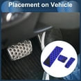 thumbnail image 3 of Unique Bargains 3 Pcs Automatic Foot Pedal Pads Foot Accelerator Pedal Covers for Jeep Grand Cherokee 2022-2025 Stainless Steel Blue, 3 of 6