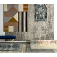 thumbnail image 5 of BoutiqueRugs Davant Contemporary Area Rug - Medium Gray, Ivory, Olive - 4' x 6', 5 of 9