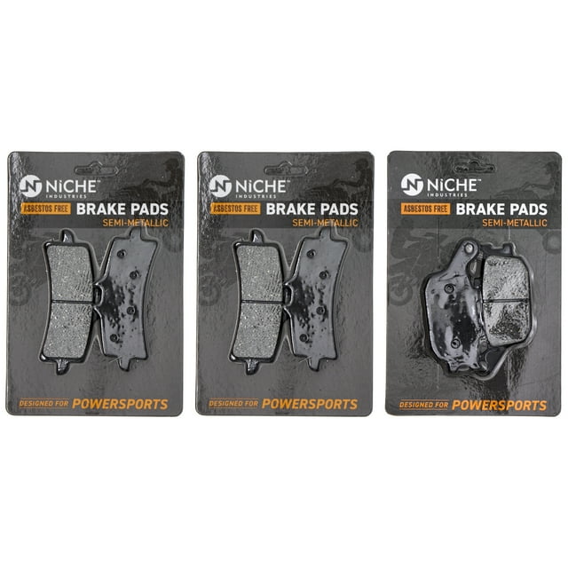 Niche Complete Semi-Metallic Brake Pad Set for Suzuki GSXS1000 Motorcycle MK1002482