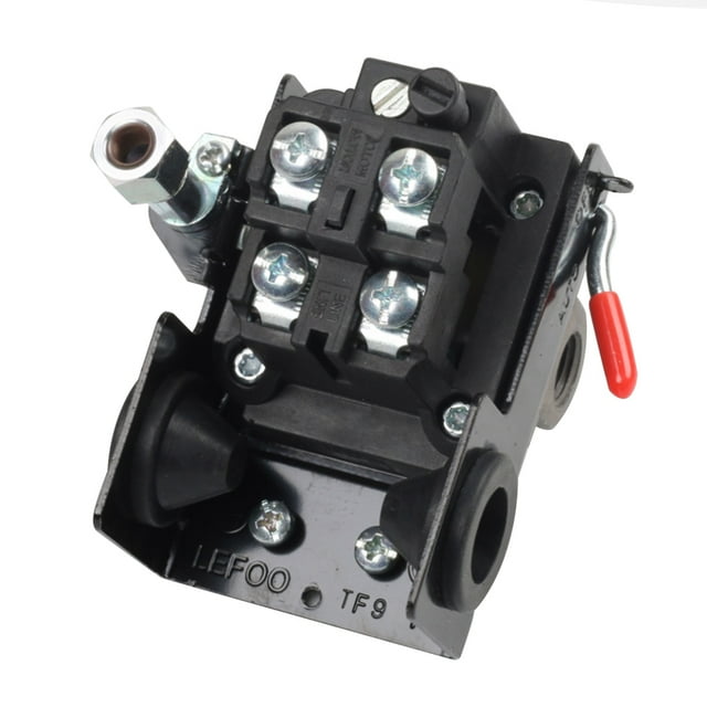 Control del interruptor de Presión del compresor de aire de 95-125 psi 4 Puerto