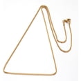 thumbnail image 2 of 1pc 1Pcs 304 Stainless Steel Box Chain Venetian Chain Necklace 1.4mm Minimalist Choker with Lobster Claw Clasp for Women Golden 23.6 inches, 2 of 2