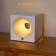 thumbnail image 7 of Table Lamp, Cool Space-Time Tunnel Dimmable Night Light with Cat, Touch Control Modern Night Stand Bedside Lamp, Rechargeable LED Bedroom Desk Lamp Christmas Gifts for Boys and Girls Women, 7 of 7