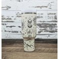 thumbnail image 2 of Bumpkit ACOTAR Quencher 40 oz Straw Tumbler Wrap, Velaris Inspired, Engraved, Fantasy Gift, Book Lover Cup, White - Clear lid, 2 of 7