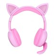 thumbnail image 4 of Auriculares Inalámbricos ANGGREK Plegables con Luz LED de Oreja de Gato Y Micrófono para Niños, 4 of 8